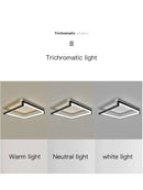 GobekUsa Black Square LED Smart Chandelier for Minimalistic Home Decor