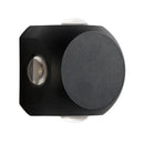 Modern black square led wall light garden sconce outdoor decor by Decorbites