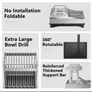 GobekUsa 2 Tier Dish Drainer Rack & Drain Basket: Kitchen Organizer Holder, Counter Storage
