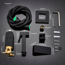 GobekUsa Brass Bidet Faucet: Cold Hot Water Mixer, Square Shower Sprayer Head, Toilet Tap