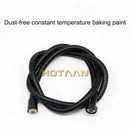 Modern black stainless steel flexible shower hose bathroom pipe by Decorbites