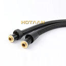Modern black stainless steel flexible shower hose bathroom pipe by Decorbites
