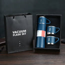 Modern black stainless steel insulated water bottle gift set kitchen by Decorbites
