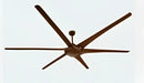 GobekUsa 100" Large Ceiling Fan with Light, DC Motor, Reverse Blades, Stainless Steel Finish