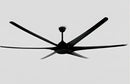 GobekUsa 100" Large Ceiling Fan with Light, DC Motor, Reverse Blades, Stainless Steel Finish
