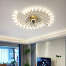 GobekUsa 2023 Modern Chandelier Ceiling Fan Lights for Living Room Bedroom Upscale Decor