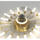 GobekUsa 2023 Modern Chandelier Ceiling Fan Lights for Living Room Bedroom Upscale Decor