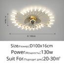 GobekUsa 2023 Modern Chandelier Ceiling Fan Lights for Living Room Bedroom Upscale Decor