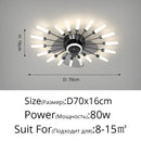 GobekUsa 2023 Modern Chandelier Ceiling Fan Lights for Living Room Bedroom Upscale Decor
