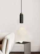 GobekUsa Black Stone Bedside Chandelier, Modern Nordic Design, E27 LED Pendant Lamp