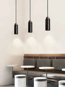 GobekUsa Black Stone Bedside Chandelier, Modern Nordic Design, E27 LED Pendant Lamp