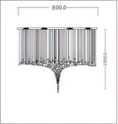 GobekUsa Crystal Chandelier: Modern Staircase LED Lighting for Hallway & Lobby
