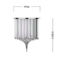 GobekUsa Crystal Chandelier: Modern Staircase LED Lighting for Hallway & Lobby