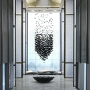 GobekUsa Crystal Chandelier: Modern Staircase & Lobby LED Lighting for Luxury Décor