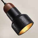 GobekUsa Black Stone LED Hanging Pendant Light for Modern Home Decor
