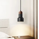 GobekUsa Black Stone LED Hanging Pendant Light for Modern Home Decor