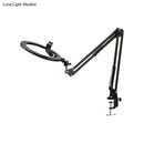 GobekUsa Modern Black Swing Arm LED Mirror Light with USB Charging - Portable, Sleek Design