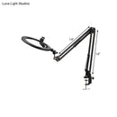 GobekUsa Modern Black Swing Arm LED Mirror Light with USB Charging - Portable, Sleek Design