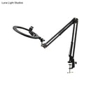 GobekUsa Modern Black Swing Arm LED Mirror Light with USB Charging - Portable, Sleek Design