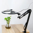 GobekUsa Modern Black Swing Arm LED Mirror Light with USB Charging - Portable, Sleek Design
