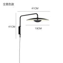 GobekUsa Iron Art Swing Arm Wall Lamp Home Decor Adjustable Sconce