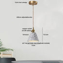 GobekUsa Black Terrazzo LED Pendant Lamp for Dining Living Room Staircase