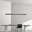 GobekUsa Bar Shape Glass & Aluminum Chandelier: High-end Nordic Pendant Light for Luxury Ambiance