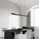 GobekUsa Bar Shape Glass & Aluminum Chandelier: High-end Nordic Pendant Light for Luxury Ambiance