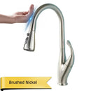 GobekUsa Black Touch Sensor Kitchen Faucet: Pull Out, Sensitive Control, Mixer Tap