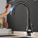 GobekUsa Black Touch Sensor Kitchen Faucet: Pull Out, Sensitive Control, Mixer Tap