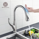 GobekUsa Black Touch Sensor Kitchen Faucet: Pull Out, Sensitive Control, Mixer Tap