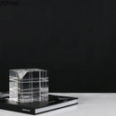 GobekUsa Crystal Magic Cube Desk Ornament Sculpture DecorationCrafts
