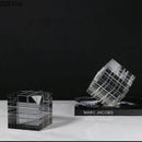 GobekUsa Crystal Magic Cube Desk Ornament Sculpture DecorationCrafts
