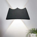 GobekUsa Modern Black Trapezoid LED Wall Sconce Light for Bedroom with Warm/White Lighting