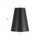 GobekUsa Modern Trapezoid LED Wall Sconce in Black - Metallic Garden Wall Light