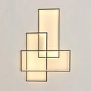 GobekUsa Modern Black Traverse Wall Sconce - 20.5"/30" Wide, Acrylic Wall Light in Warm/White