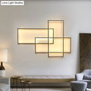 GobekUsa Modern Black Traverse Wall Sconce - 20.5"/30" Wide, Acrylic Wall Light in Warm/White