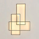 GobekUsa Modern Black Traverse Wall Sconce - 20.5"/30" Wide, Acrylic Wall Light in Warm/White