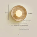 GobekUsa Black Travertine LED Wall Lights Modern Home Decoration Bedside Lamps