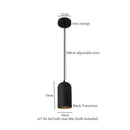 GobekUsa Black Travertine LED Pendant Lamp for Modern Interior Lighting