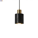 GobekUsa Black Travertine LED Pendant Lamps: Nordic Modern Home Decoration Interior Hanging Light