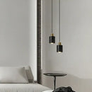 GobekUsa Black Travertine LED Pendant Lamps: Nordic Modern Home Decoration Interior Hanging Light