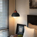GobekUsa Black Travertine Pendant Light: Nordic Modern LED Hanging Lamp for Living Room & Bedroom