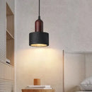 GobekUsa Black Travertine Pendant Light: Nordic Modern LED Hanging Lamp for Living Room & Bedroom