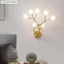 GobekUsa Glowing Acrylic LED Wall Light for Modern Bedside Lighting