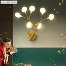 GobekUsa Glowing Acrylic LED Wall Light for Modern Bedside Lighting