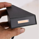 Modern black triangular led wall light garden sconce by Decorbites