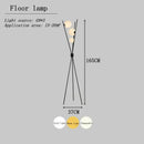 GobekUsa Moon Floor Lamp LED Living Room Study Bedroom Tripod Wall Light