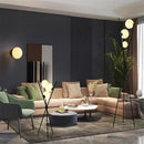 GobekUsa Moon Floor Lamp LED Living Room Study Bedroom Tripod Wall Light