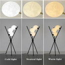 GobekUsa Moon Floor Lamp LED Living Room Study Bedroom Tripod Wall Light